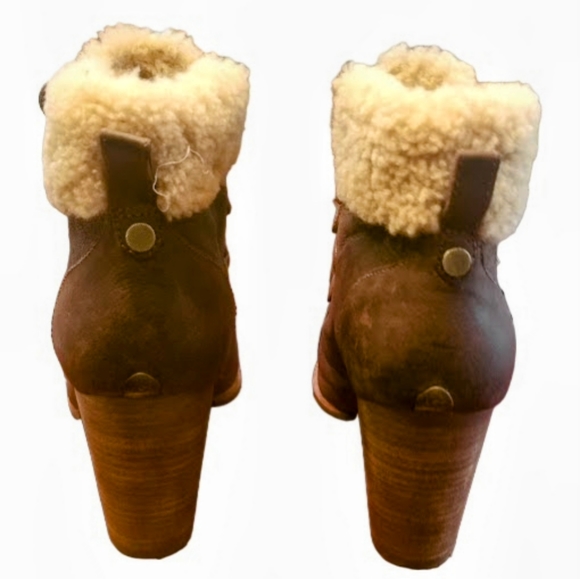 💞EUC💞 | UGG Australia | Analise Lace Up 3½" Heeled Booties - Picture 5 of 16